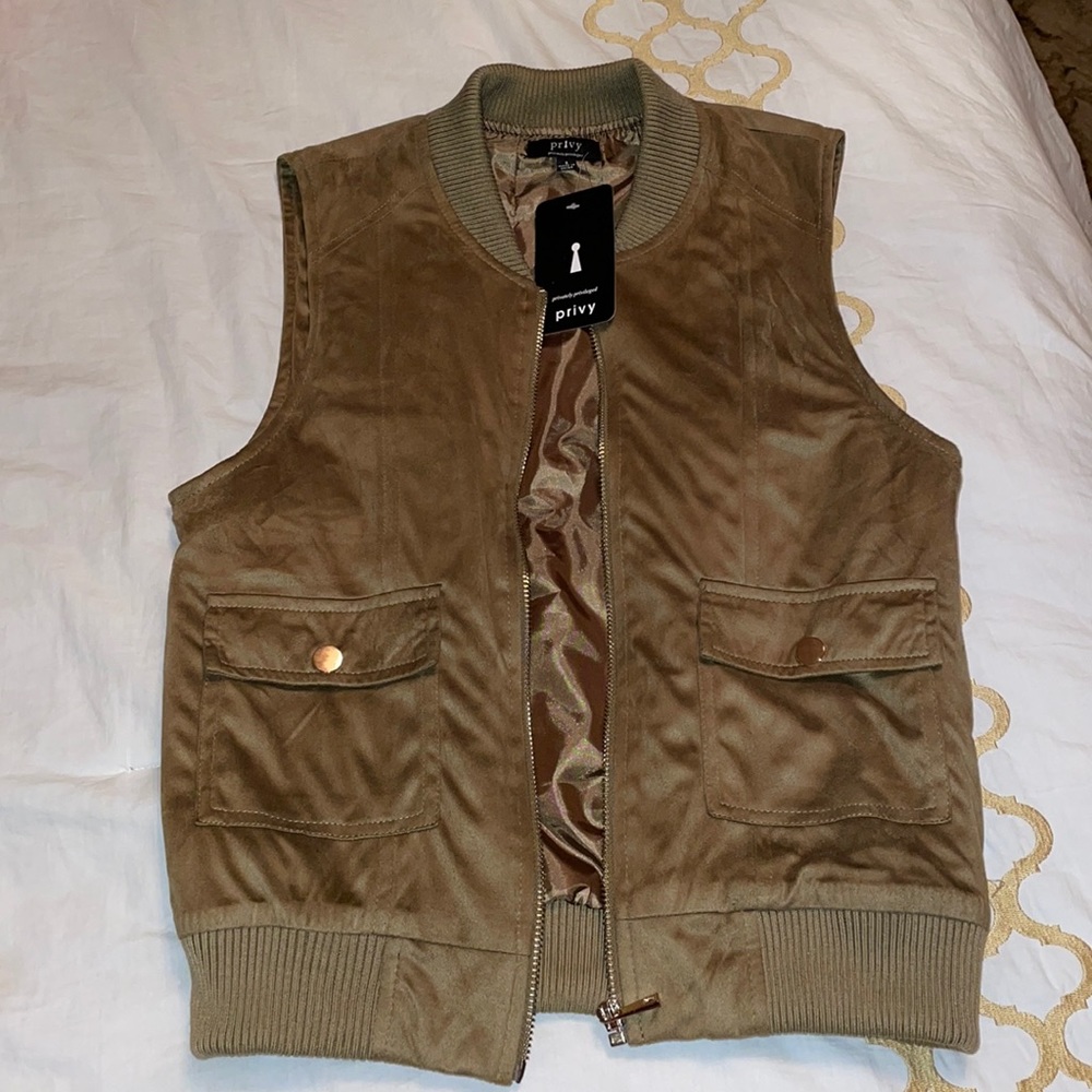 Suede Fashion Vest